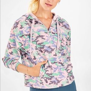 Camo turquoise hoodie